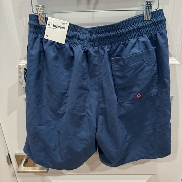 NWT Old Navy Blue Swim Shorts with drawstring mens small - Picture 3 of 4